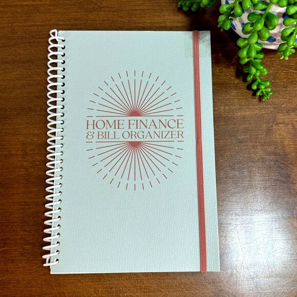 Home Finance and Bill Organizer with Pockets Monthly Budget Planner - Picture 1 of 5